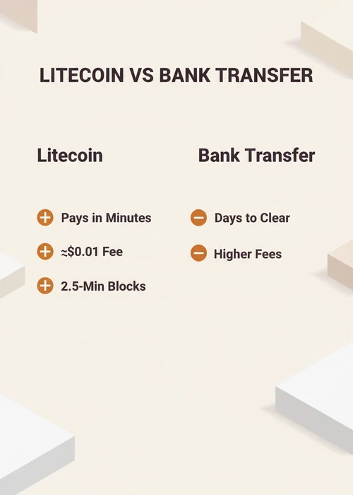 Abstract digital currency symbols flowing, representing new Litecoin casinos for Australian players
